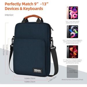 (1893) Soulelite 11.6-13.3In Tablet Sleeve Bag Laptop Bag Indigo